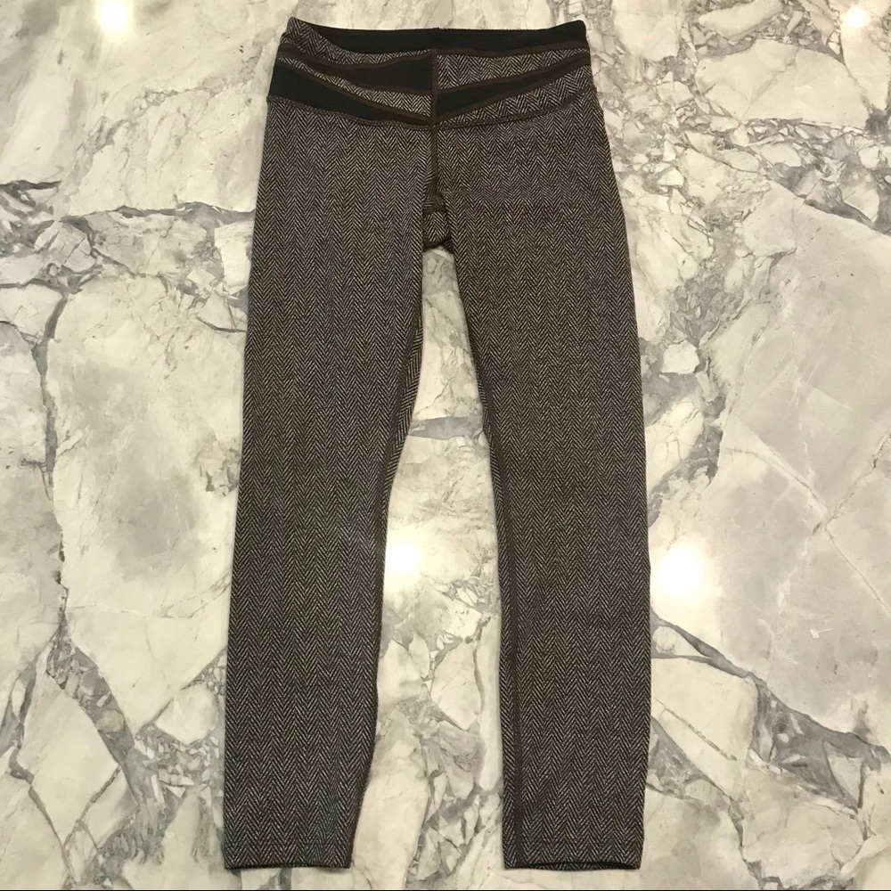 LULULEMON Wunder Under Herringbone Leggings  4